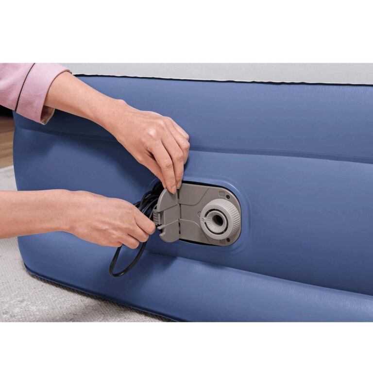 Colchón de aire doble 1,91 x 97 cm x 46 cm con bomba de aire integrada Bestway Tritech