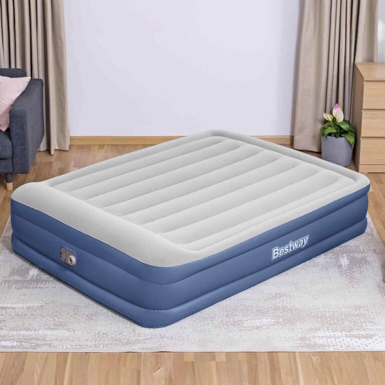 Colchón de aire tamaño Queen 2,03x1,52x46 cm bomba de aire incorporada Bestway Tritech