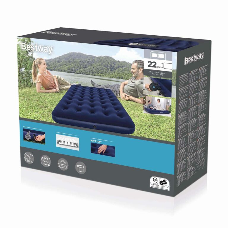 Colchón hinchable doble Bestway 203x152x22 cm