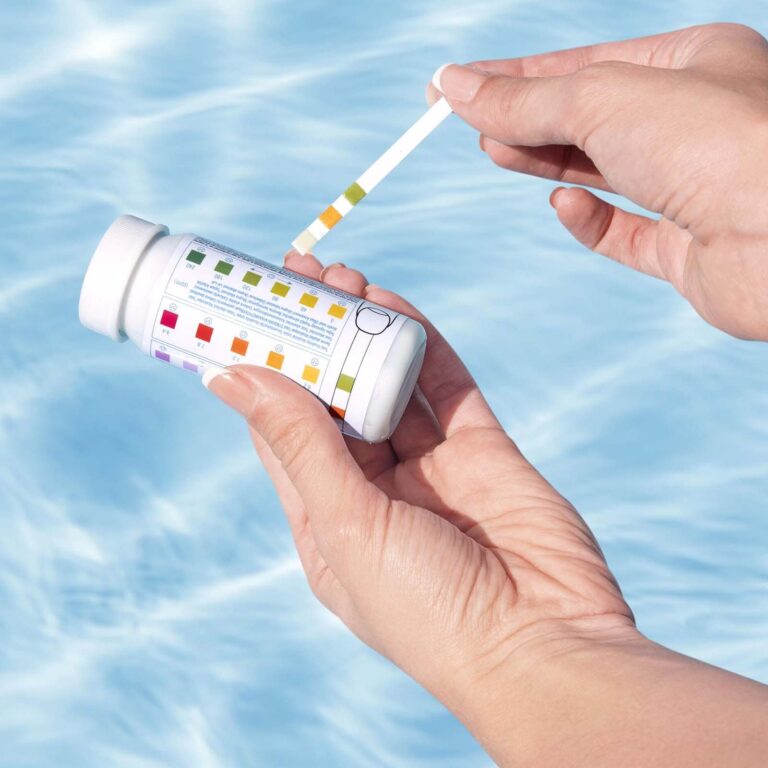 Tiras reactivas químicas 3 en 1 para piscinas y jacuzzis Bestway, paquete de 50