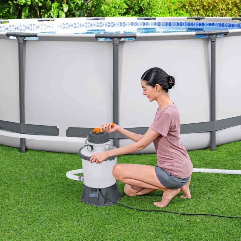 Depuradora de arena de 3.028 L Bestway para piscinas desmontables