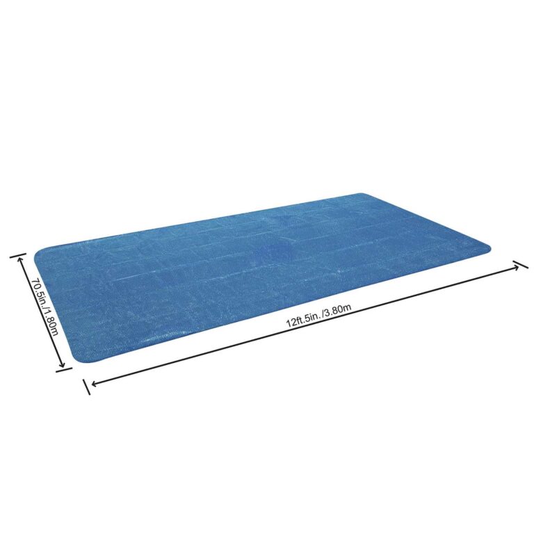 Cobertor solar rectangular de 3,8m y 1, 8m para piscinas elevadas Bestway