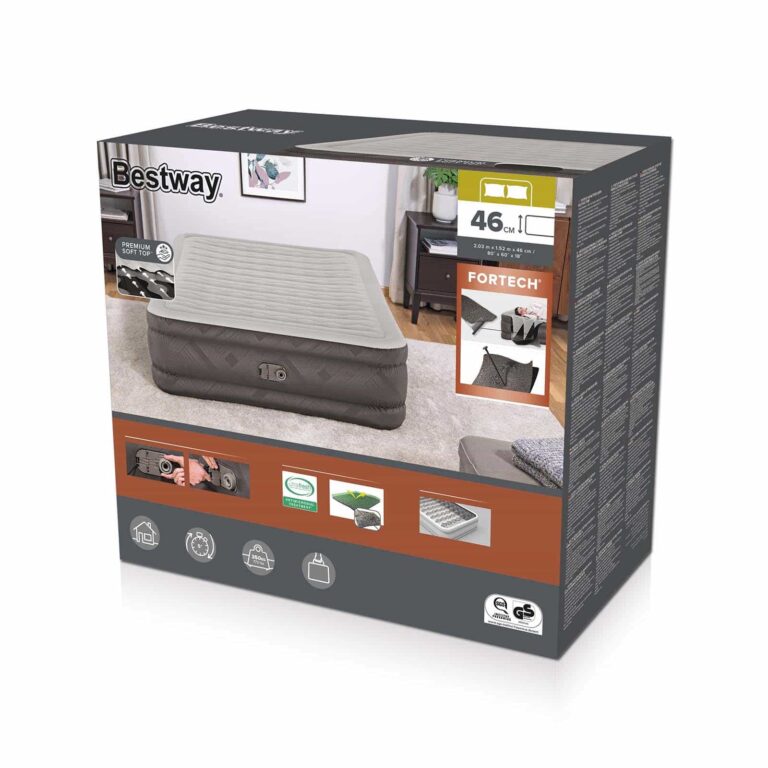 Colchón hinchable Queen Fortech con bomba integrada