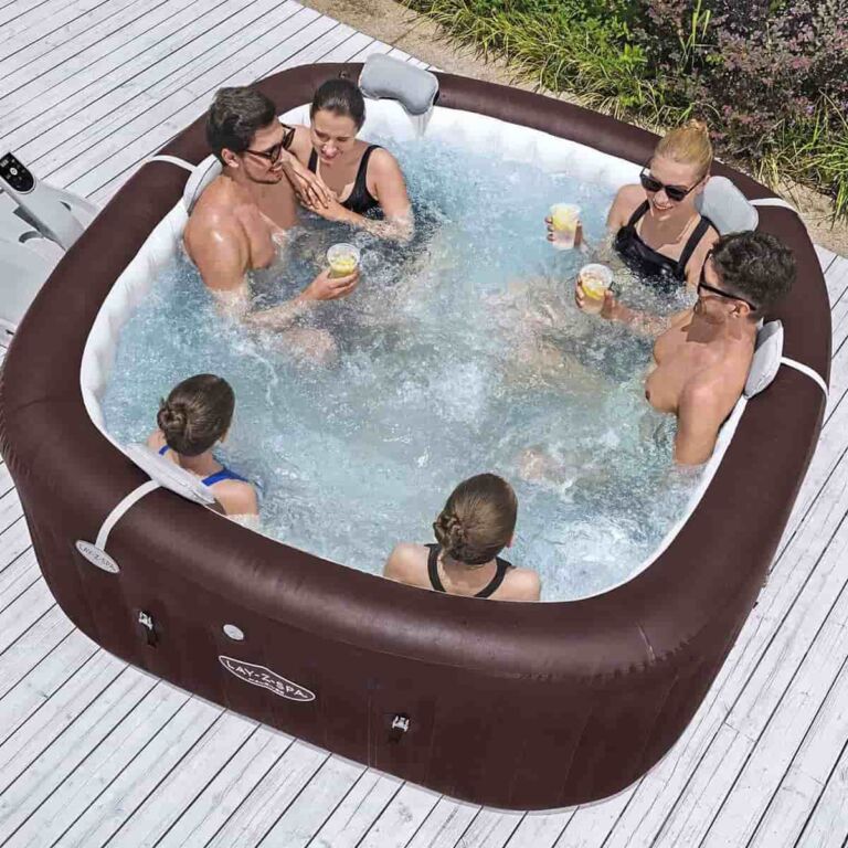 Spa de hidromasaje inflable para 5-7 personas Lay-Z-Spa Maldives Smart Luxe HydroJet Pro