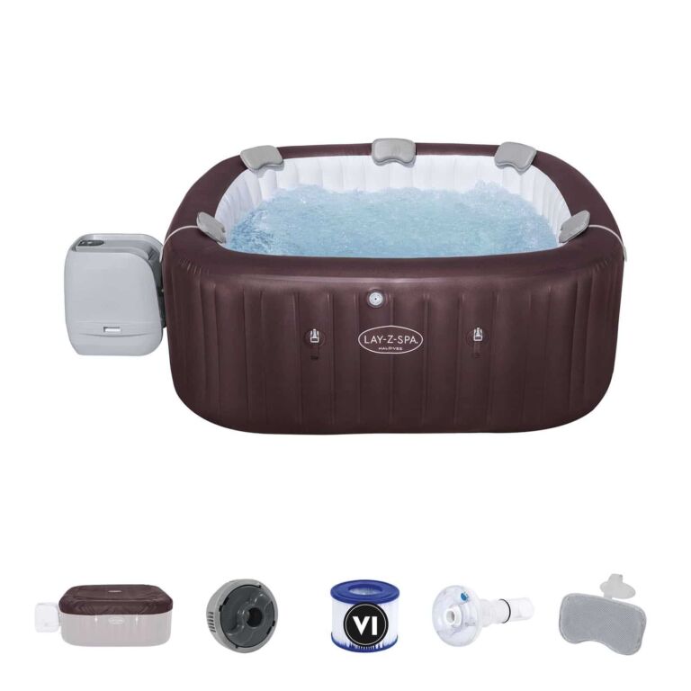 Spa de hidromasaje inflable para 5-7 personas Lay-Z-Spa Maldives Smart Luxe HydroJet Pro