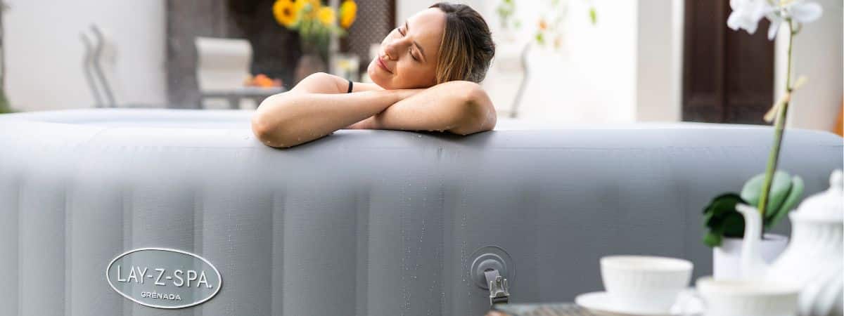 se puede poner un spa hinchable en una terraza​,