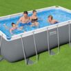 Piscina desmontable rectangular Steel Pro MAX 4,12 x 2,01 x 1,22 m con depuradora arena