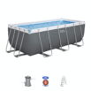 Conjunto de Piscina Desmontable Bestway Power Steel  4,12 m x 2,01 m x 1,22 m