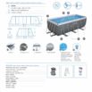 Conjunto de Piscina Desmontable Bestway Power Steel  4,12 m x 2,01 m x 1,22 m