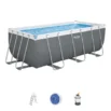 Piscina Desmontable DEPURADORA ARENA Power Steel 4,12 m x 2,01 m x 1,22 m