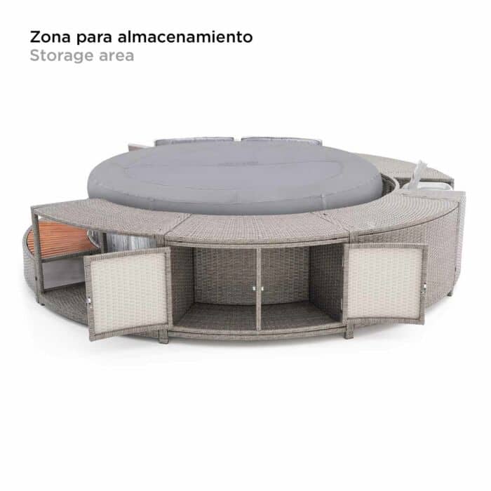 Spa exterior Fiji con recubrimiento 279x40x56 cm Full Surround