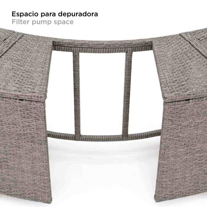 Spa exterior Fiji con recubrimiento 279x40x56 cm Full Surround