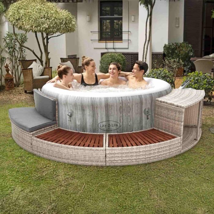 Spa exterior Fiji con recubrimiento 289x45x56 cm Half Surround