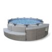 Kit Half Surround 306 con piscina Steel Pro Max 305 x 100 cm