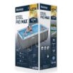 Piscina desmontable rectangular Steel Pro MAX 4,12 x 2,01 x 1,22 m con depuradora arena