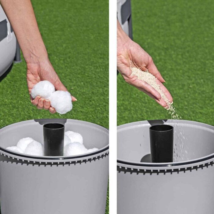 Depuradora de arena de 3.596 L para piscinas