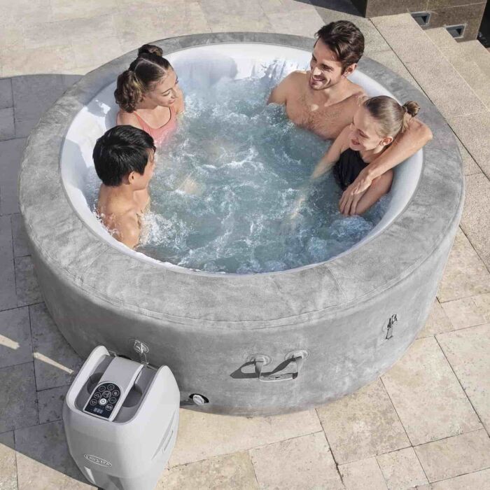 Pack Spa Zurich Airjet para 4 personas + 2 reposacabezas Lay Z spa