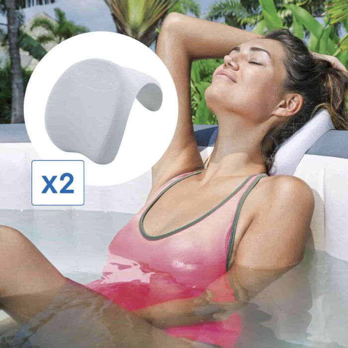 Pack Spa Zurich Airjet para 4 personas + 2 reposacabezas Lay Z spa