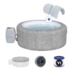 Pack Spa Zurich Airjet para 4 personas + 2 reposacabezas Lay Z spa