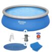 Pack Piscina Fast Set Ø457 x 122 cm + suelo + cobertor solar