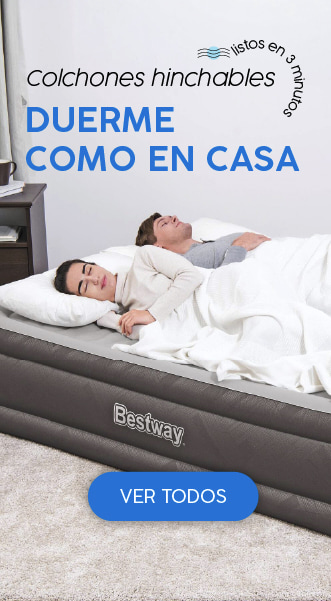 Colchones hinchables. Listos en 3 minutos. Duerme como en casa.