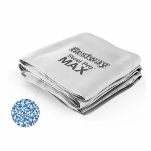 Liner gris claro piscina redonda Steel Pro MAX™ 427 x 107 cm