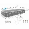 Carril superior A piscina 7.32 x 3.66 x 1.32 m