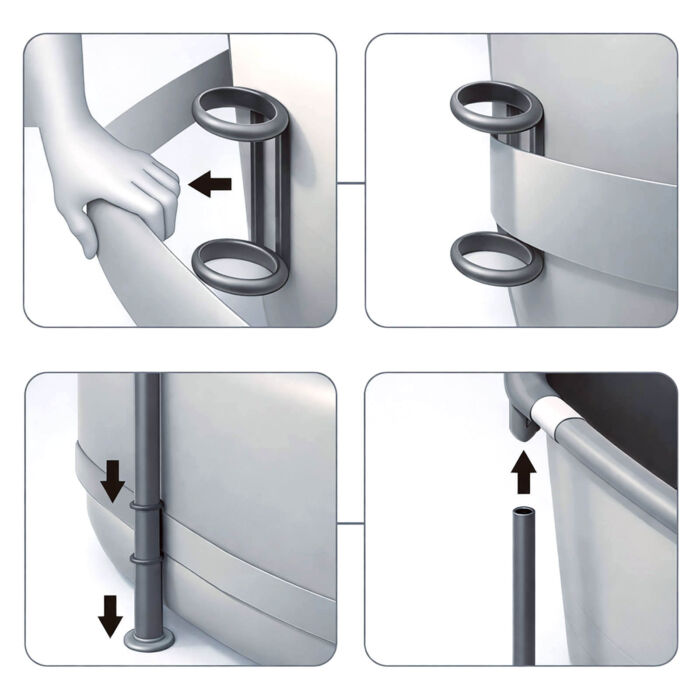 Piscina Desmontable Steel Pro MAX Bestway 4,57 m x 1,22 m