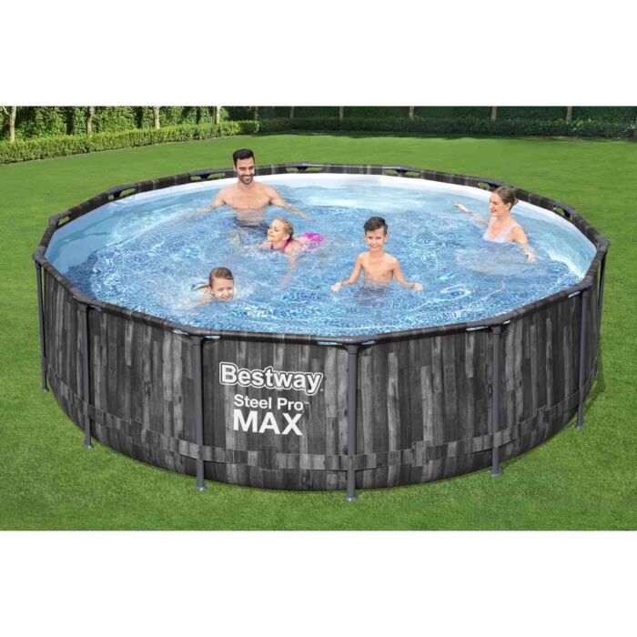 Piscina desmontable redonda Steel Pro MAX 4,27 m x 1,07 m Piscina desmontable redonda Steel Pro MAX 4,27 m x 1,07 m