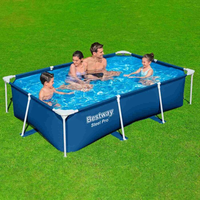 Piscina desmontable rectangular Steel Pro 2,59 m x 1,70 m x 61 cm