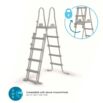 Escalera para piscinas Bestway Flip & Lock 1,32 m