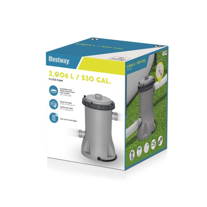 Depuradora de cartucho piscinas Bestway de 2.006 L