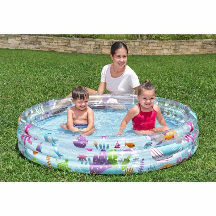 Piscina hinchable Deep Dive con 3 anillos 1,52m x 30cm