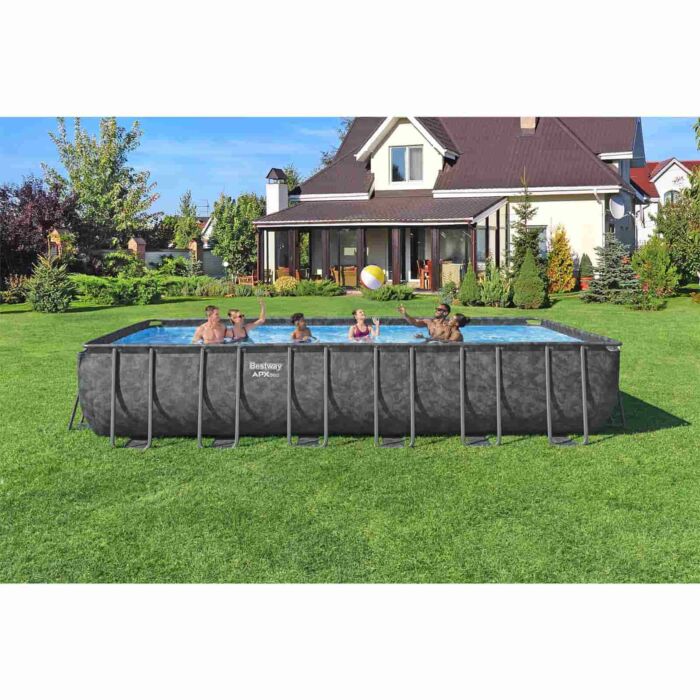 Piscina desmontable APX 365 rectangular 7,32m x 3,66m x 1,32m