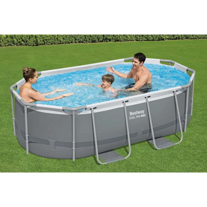 Piscina desmontable ovalada Steel Pro MAX 3,05m x 2,00m x 84 cm Piscina desmontable ovalada Steel Pro MAX 3,05m x 2,00m x 84 cm