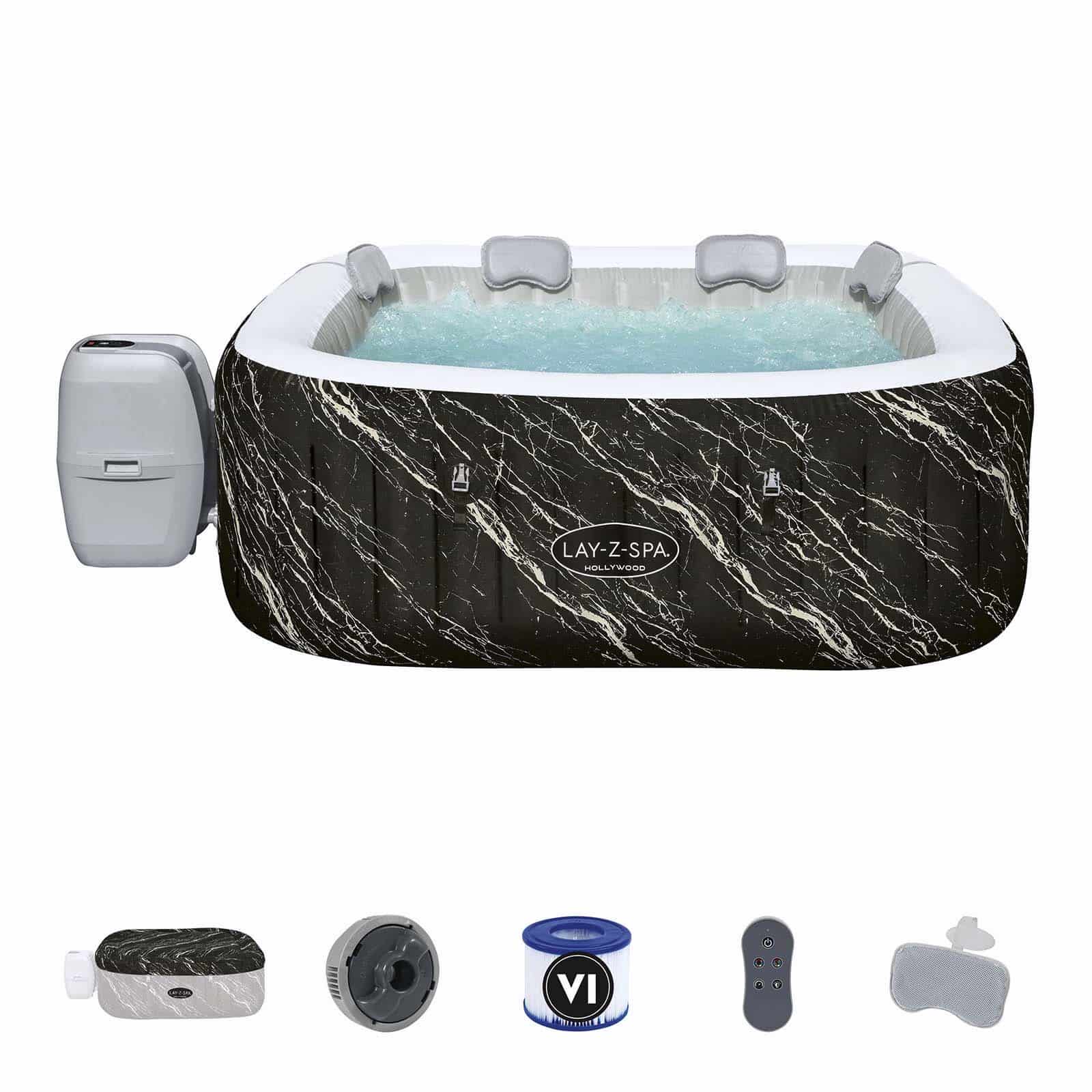 Spa hinchable 4-6 pers. Lay-Z-Spa Hollywood Luxe