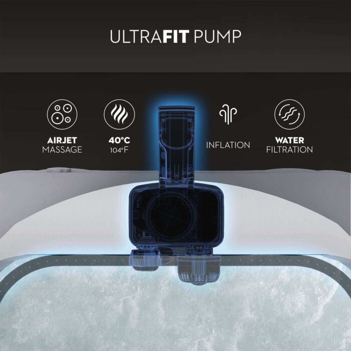 Spa de hidromasaje inflable 4-6 pers. Lay-Z-Spa Hawaii Smart