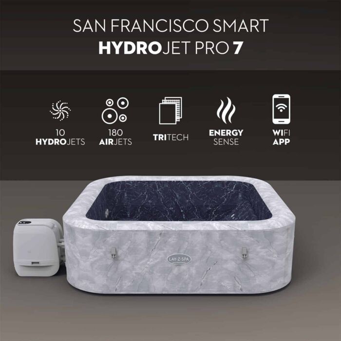 Spa hinchable 5-7 pers. Lay-Z-Spa San Francisco Smart Hydrojet Spa hinchable 5-7 pers. Lay-Z-Spa San Francisco Smart Hydrojet