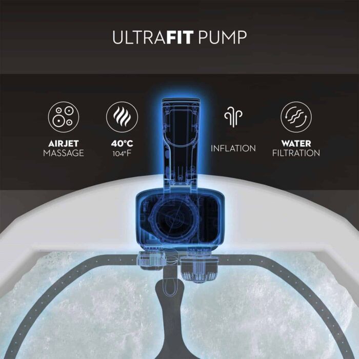 Spa hinchable 4-6 pers. Lay-Z-Spa Carrara Smart