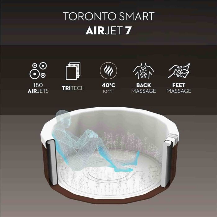 Spa hinchable 4-6 pers. Lay-Z-Spa Toronto Smart
