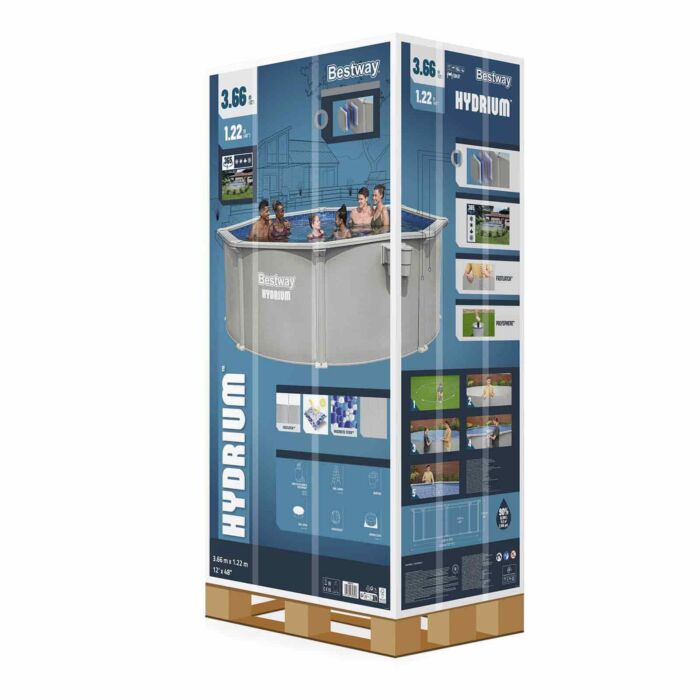 Piscina desmontable redonda de acero Hydrium™ 3,66 m x 1,22 m