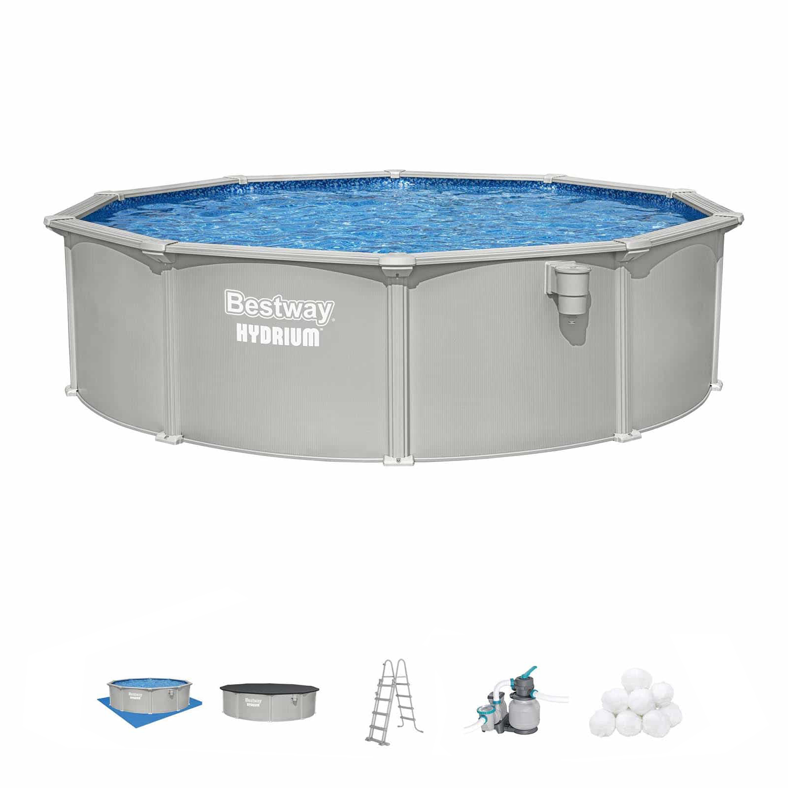 Piscina desmontable redonda acero Hydrium™ 4,57m x 1,22 m