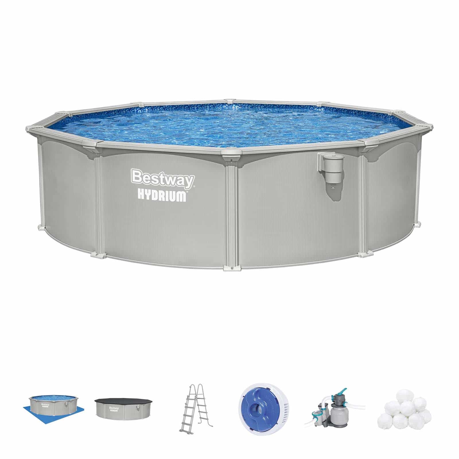 Piscina desmontable redonda acero Hydrium™ 4,57m x 1,22 m