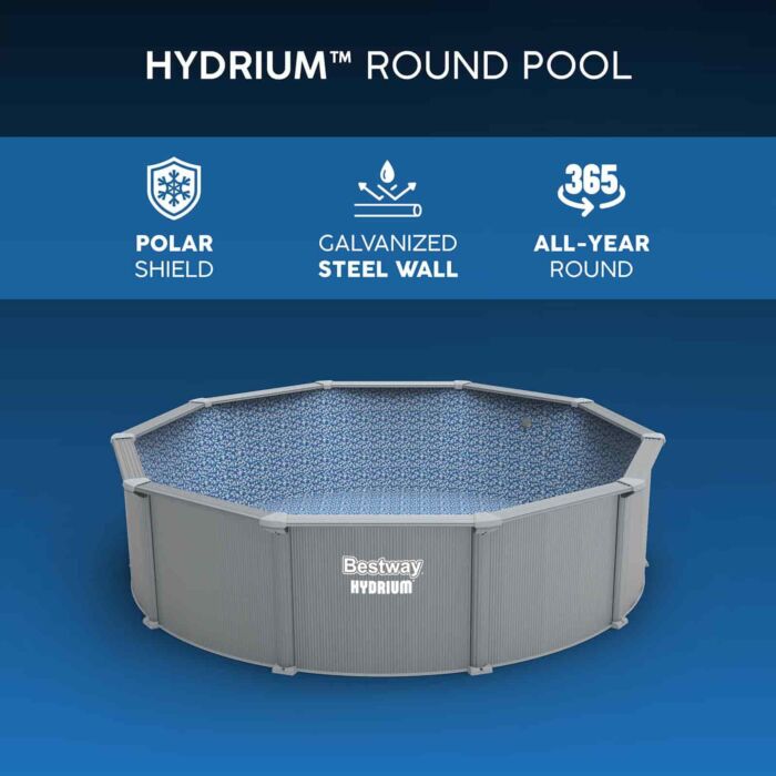 Piscina desmontable redonda acero Hydrium™ 4,57m x 1,22 m