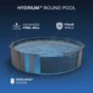 Piscina desmontable redonda acero Hydrium 5,49 m x 1,32 m