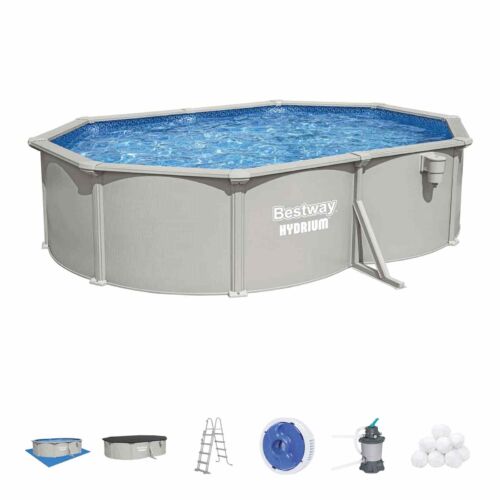 Piscina desmontable ovalada acero Hydrium 5,00m x 3,66m x 1,22m