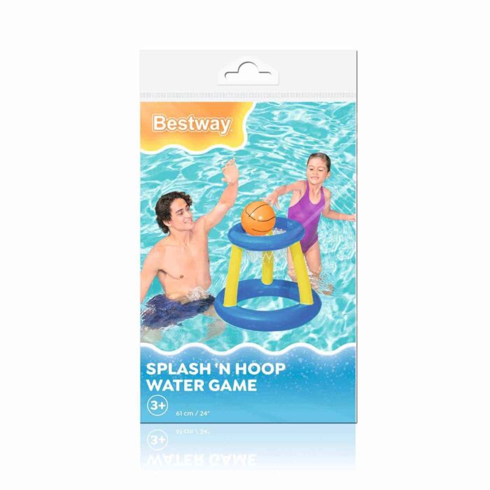 Canasta acuática hinchable Splash 'N Hoop