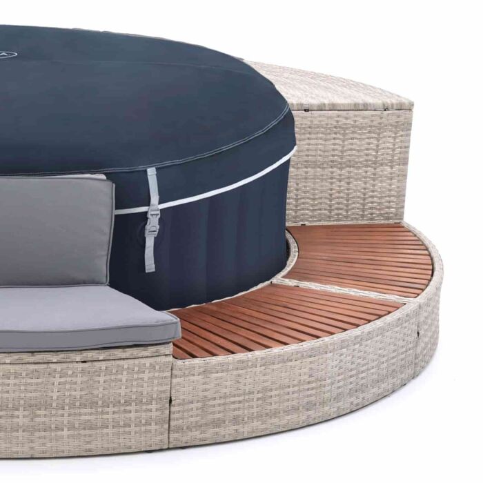 Pack Spa 2-4 pers. Lay-Z-Spa Miami con HALF SURROUND 180