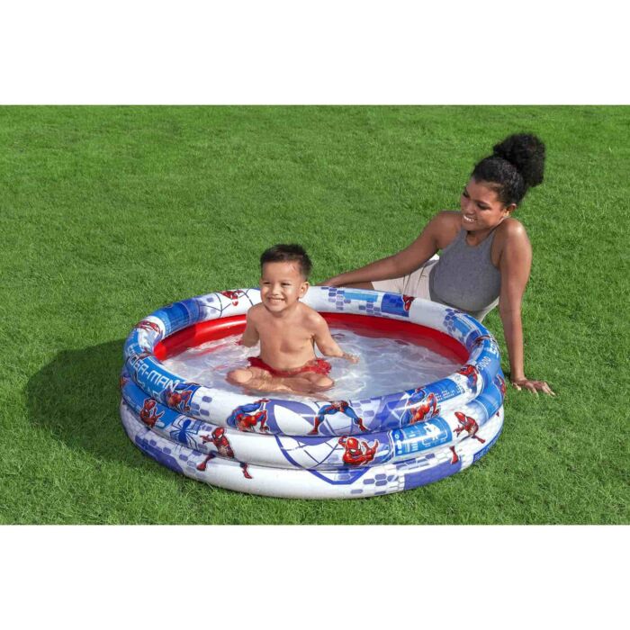 Piscina hinchable para niños Spider-Man de Marvel 1,22 m x 30 cm