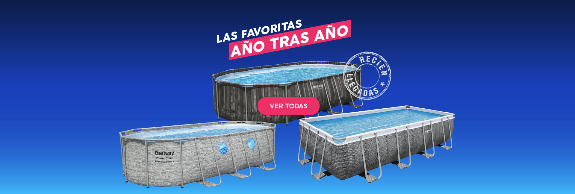 Piscinas recien llegadas